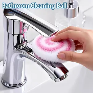 Powerful Cleaning Ball, Sink Cleaning Ball, Washbasin Cleaning, Faucet Cleaning, Ergonomically Designed, Powerful Countertop Cleaner, Sink Cleaning Sponge, Kitchen Cleaning Supplies, Kitchen Cleaning Cloth