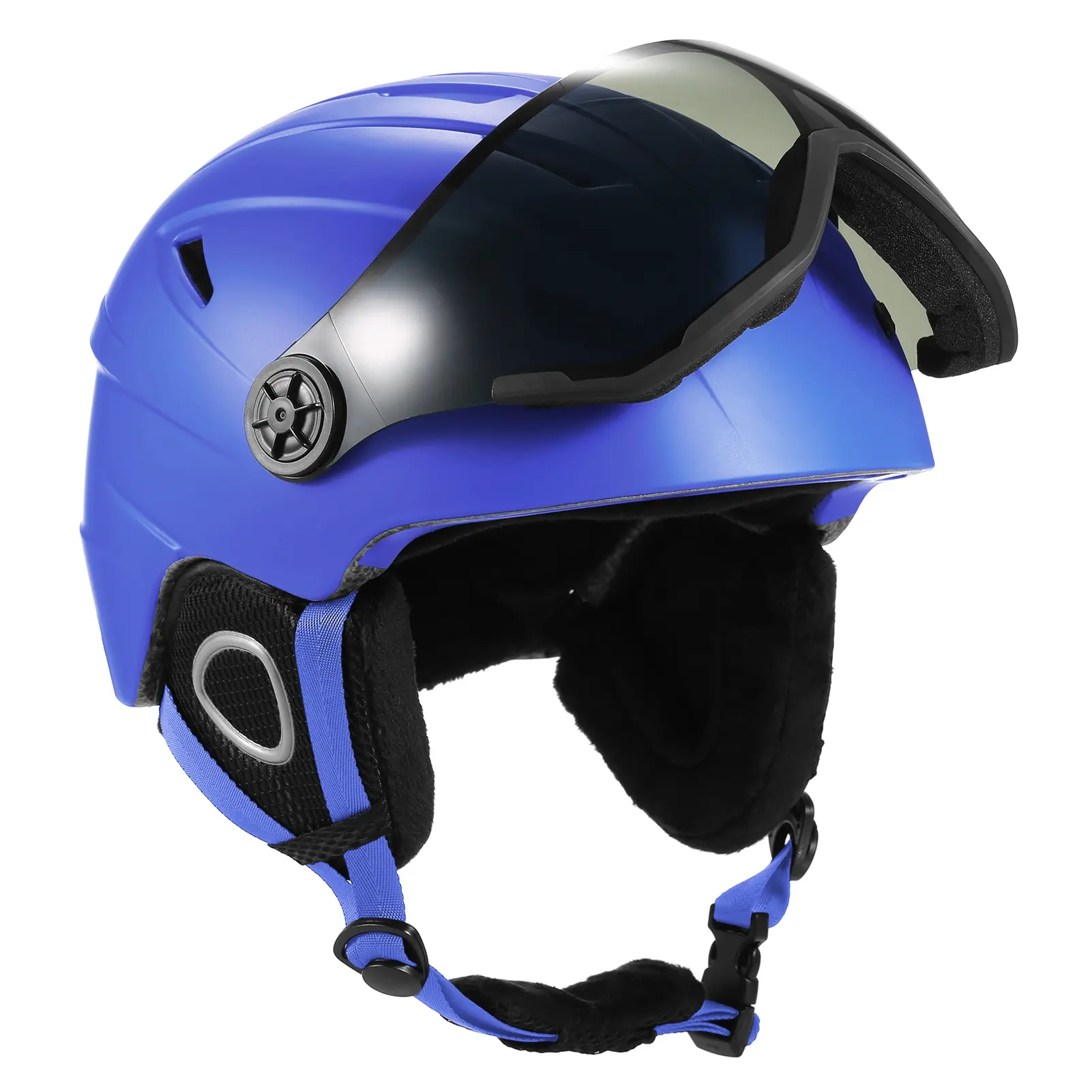 Ski Helmet Snowboard Helmet Outdoor Snow Sport Helmet With Goggles Removable Liner And Ear Pads