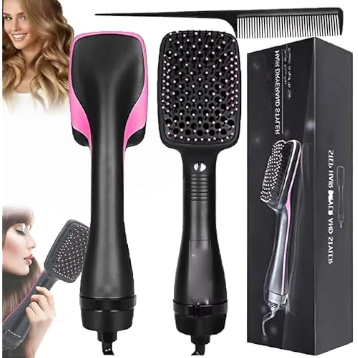 Comfort Comb Design Multifunctional Hair, Multifunctional Hair Fast Comb, 2-in-1 Straight Hair Comb, Comfort Comb Design Household Multi-Functional Hair Comb