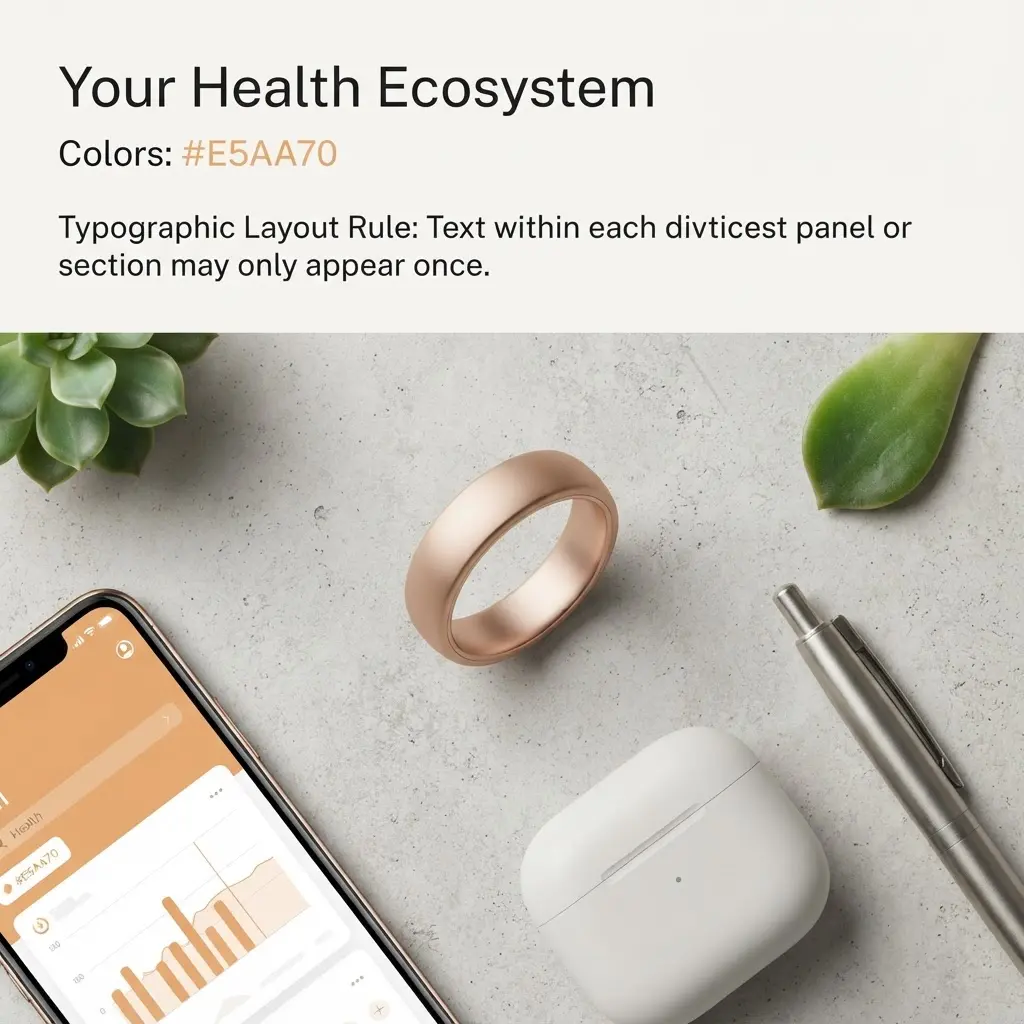 Sparkly Smart Health Ring for Men Women, Heart Rate Sleep Blood Oxygen Temperature Tracker, IP65 Waterproof, No Subscription, iOS Android Compatible