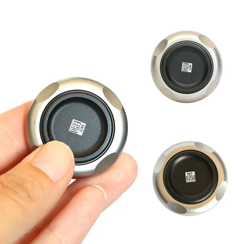 Magnetic Coin Fidget Toy - Premium Metal Alloy Fingertip Gyro, Plain Pocket-Sized EDC Gadget, Anxiety Relief Aid for 3-4 Years, Creativity-Boosting Stress Relief Toy