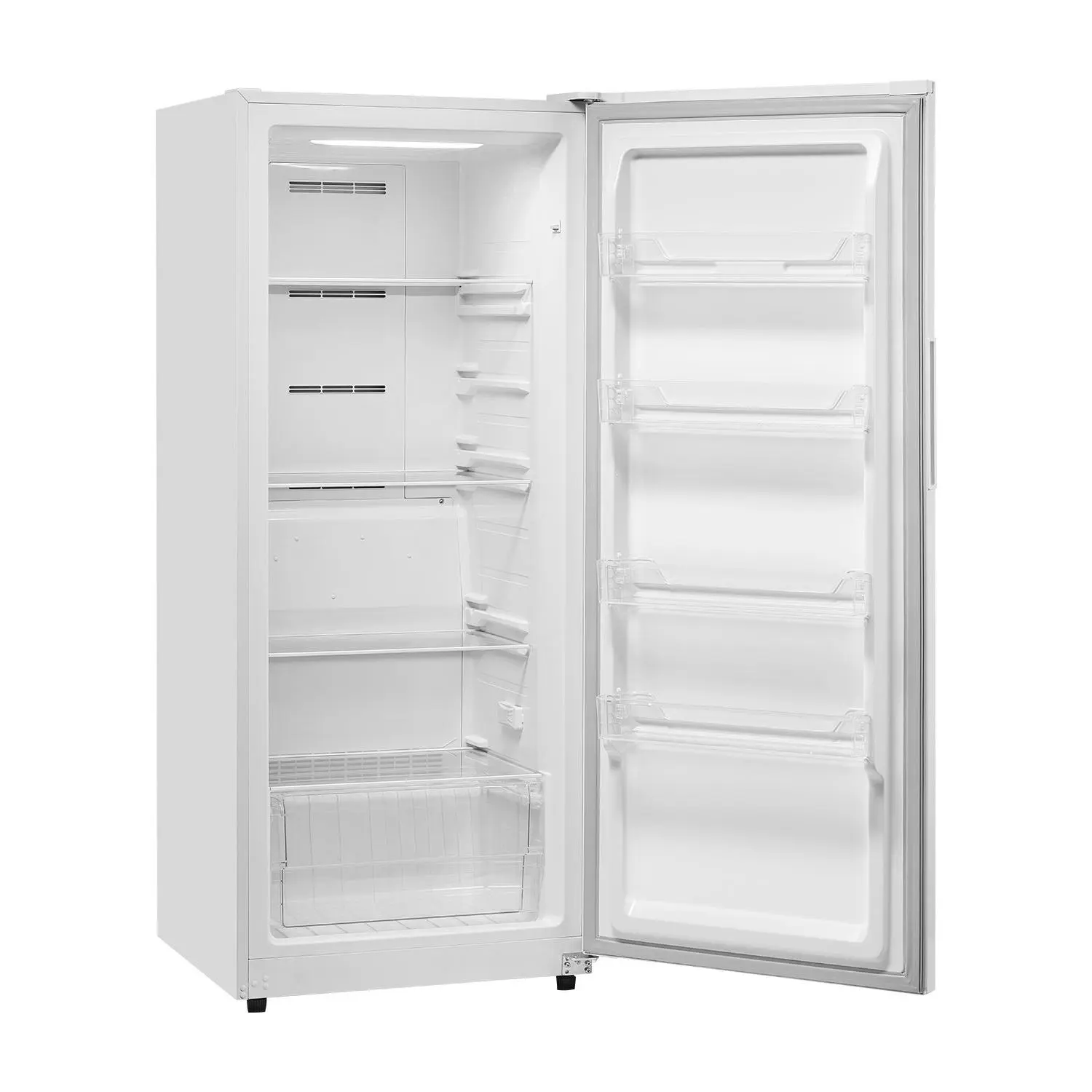 【DealsForYouDays】VEVOR Convertible Upright Freezer-Refrigerator, 14 Cu. Ft Frost-Free Unit with Temp Control Panel, Door Open Alarm, Adjustable Shelves, LED Light, for Kitchen, Garage