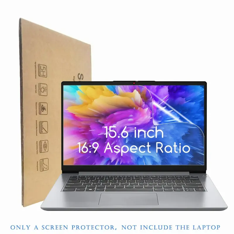 2PCS HD Clear Tempered Glass Screen Protector 15.6 Inch 16:9 Universal Computer Accessories Laptop Computer