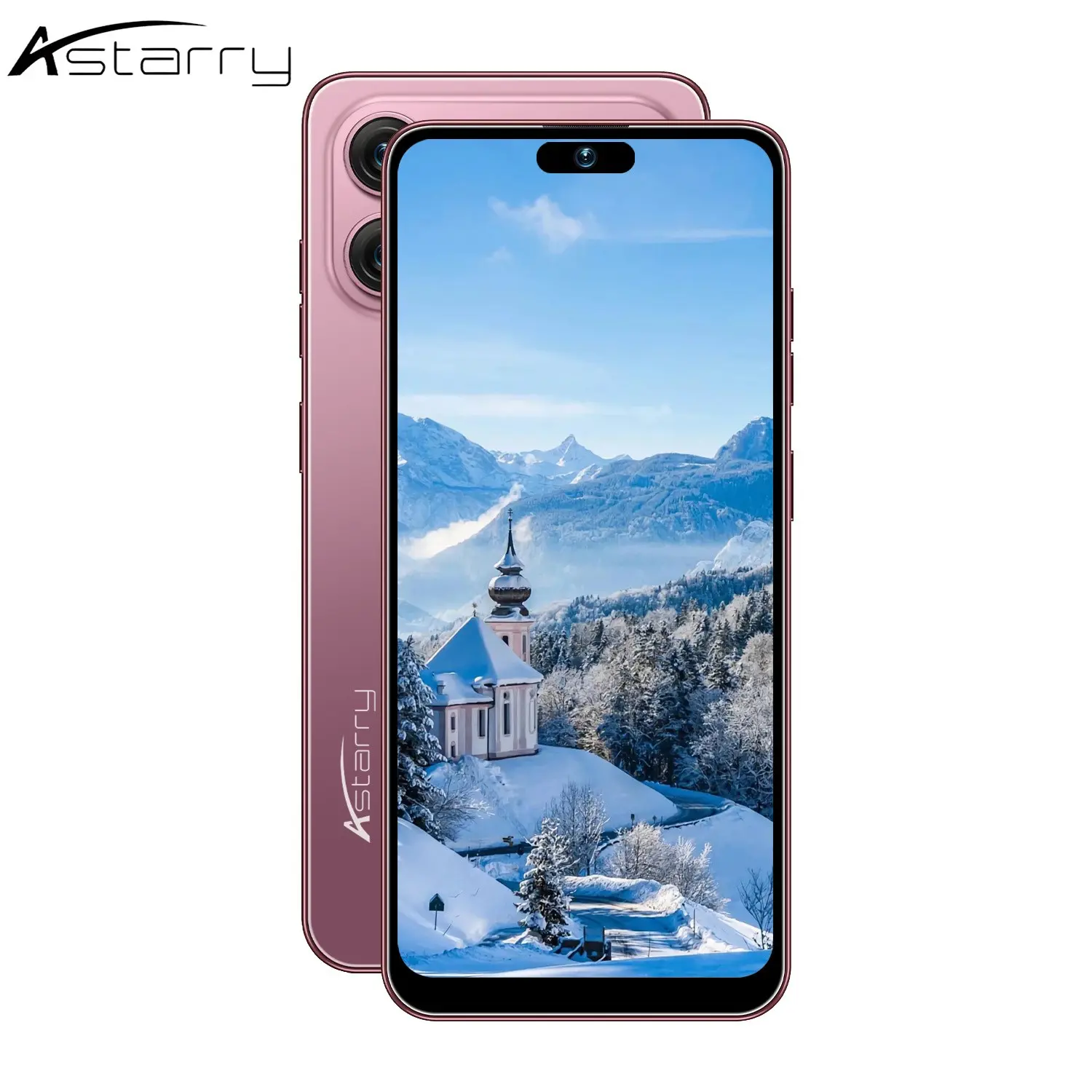 Astarry-17 Pro Max Smartphone, 6.93-Inch Screen, 4GB RAM, 64GB ROM, 5+13mp Camera, Mtk6750 Octa-Core, Android 10.0, 4100mah Battery, Dual Sim, Touchscreen Phone, Android Mobile Phone