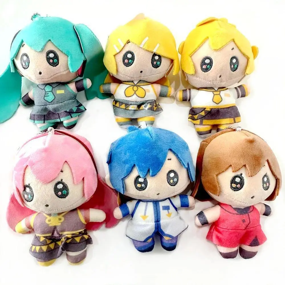 1 Pc 13-15 cm Anime & Manga Hatsune Miku Plush Doll - Kagamine Rin, Len, Megurine Luka, MEIKO, KAITO Action Figure Collection Gift Toy for 2026 Toy Enthusiasts