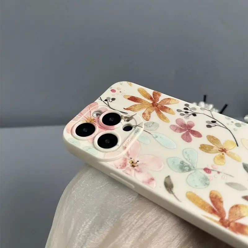 Watercolor Wildflower Print Phone Case for iPhone 17 Pro Max / 16 Pro Max / 15 Pro Max / 14 Pro Max / 13 Pro Max / Galaxy S26 Ultra / S25 Ultra / S24 Ultra / S23 Ultra / S22 Ultra
