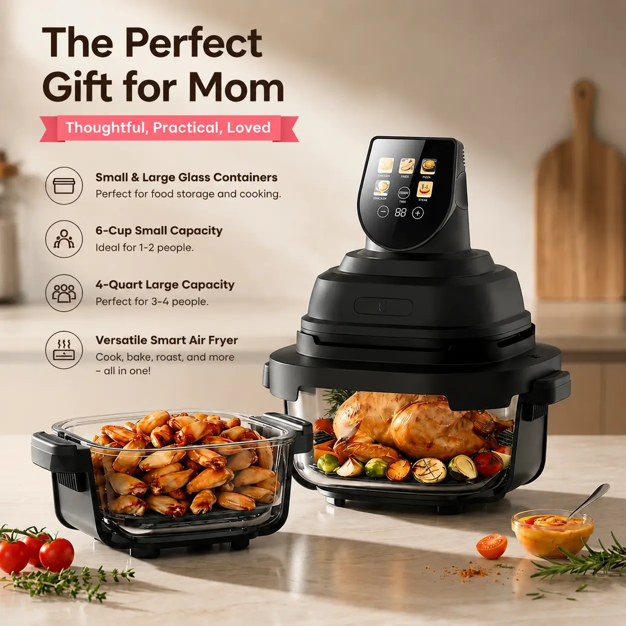 5-in-1 Camp Kitchen Multi-Cooker, Portable 4QT Appliance with Tempered Glass Pot, 1500W for Healthy Family Meals, Non-Toxic & Dishwasher Safe, Healthy Cooking, 1500 To 1599 W, 4Qt Capacity, 4Qt Non-Toxic Pot