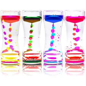 Liquid Motion Bubbler for Sensory Play, Fidget Toy, Children Activity, Desk Top, Assorted Colors (1 Piece)fidget toys