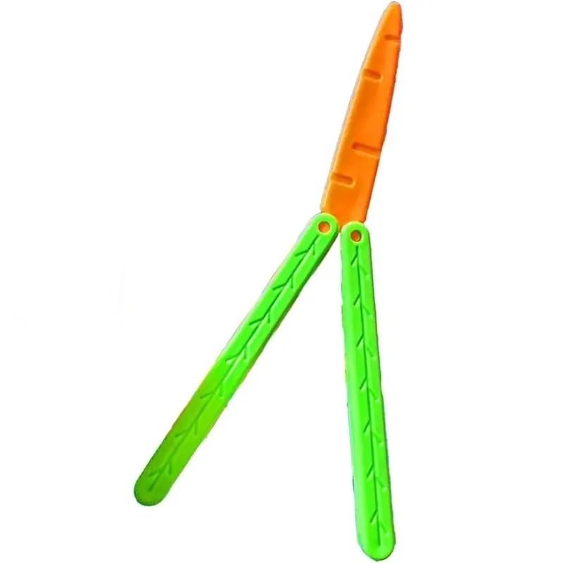 Carrot Butterfly Decompression Toy, Stress Relief Fidgeting, Rich Colors & Original Shape, 3D Printed Sturdy Toy, Large Size Ideal for Relaxation