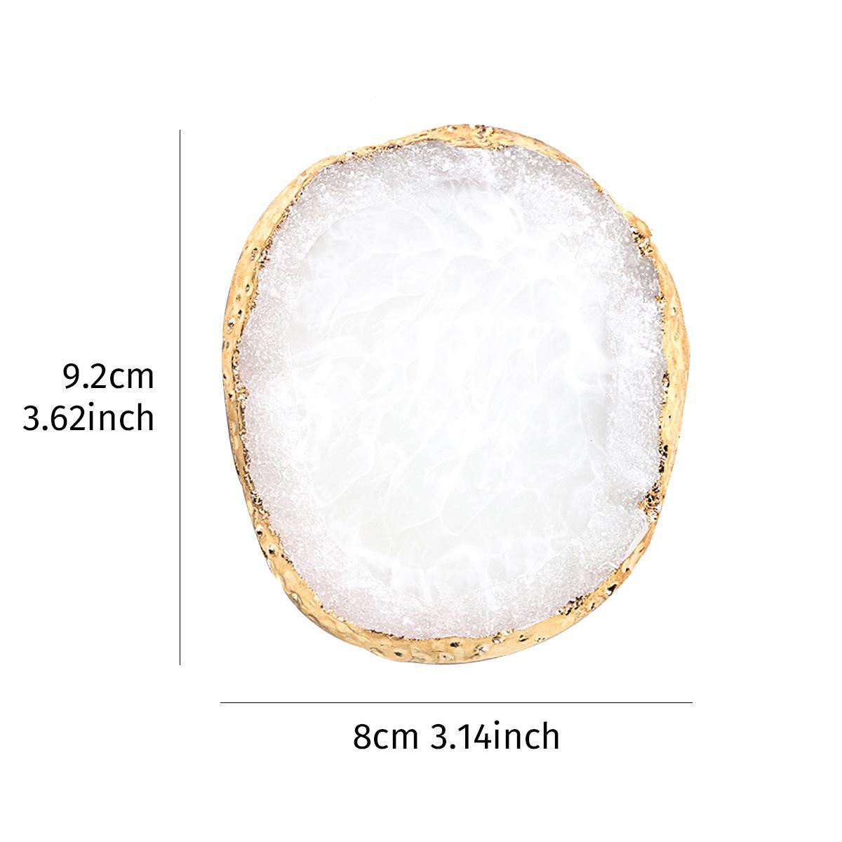 1 Piece Resin Jewelry Tray, DIY Nail Art Decoration, Home Decoration, Home Decor Organiser