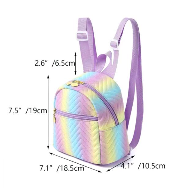 Stranger Things Fan Sparkly Mini Backpack - Adjustable Strap Lightweight Cute Girl’s Bag for College Travel Daily Commute Dates