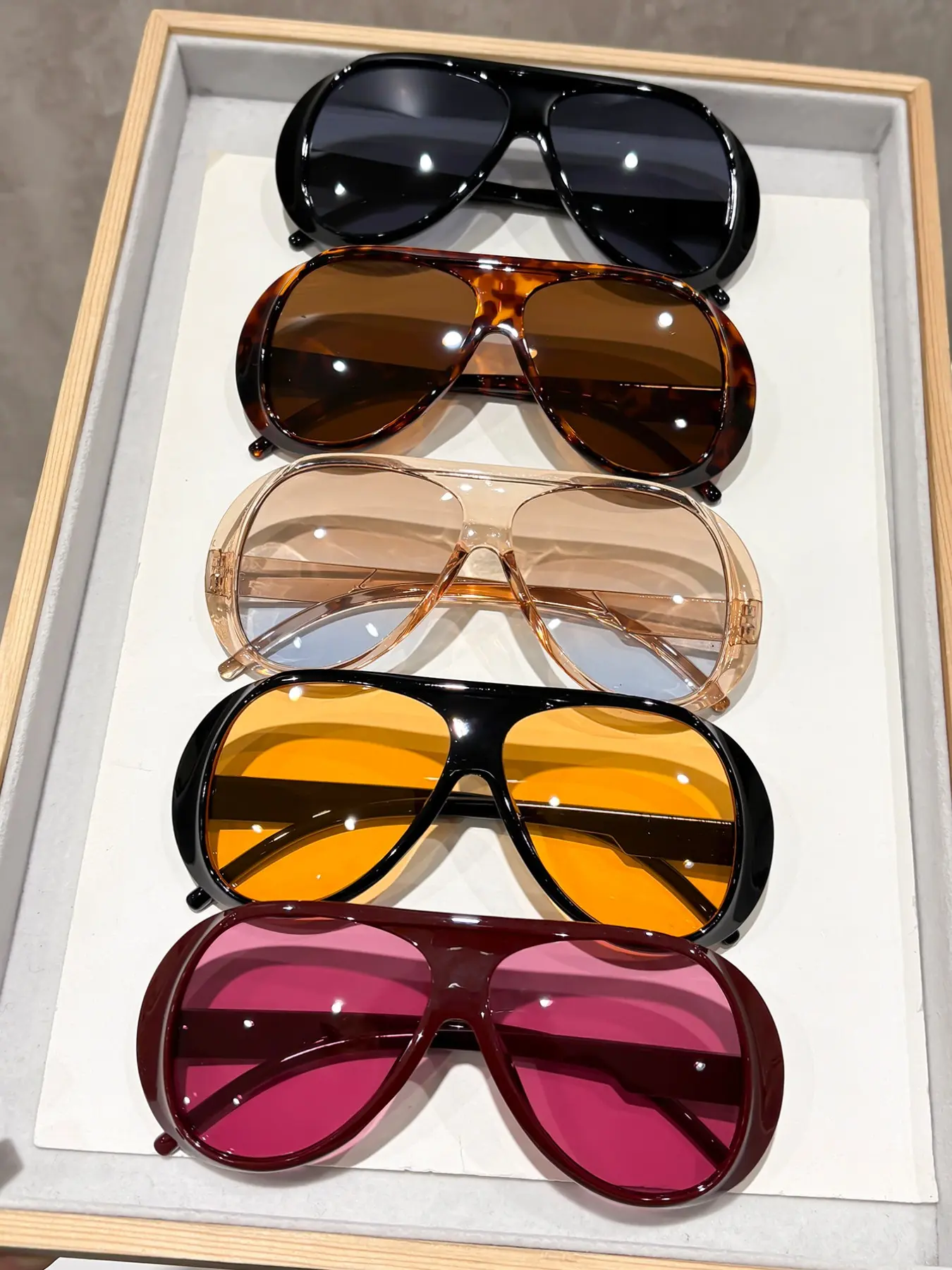 5 Pairs Y2K Street Style Women's Plastic, Trendy Casual Leopard Pattern Sunglasses, Trendy Shades, Perfect for Beach Vacations, Driving and Night Out, Stylish Accessories for Every Occasion, Summer Trendy Sunglasses