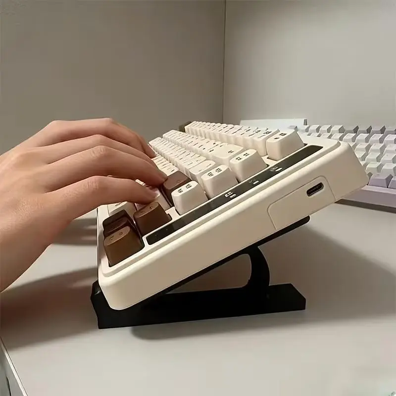 Ergonomic Keyboard Riser Stand, Non-Slip Universal Computer Stand, Adjustable Height, Multiple Colors, Office and Gaming Use