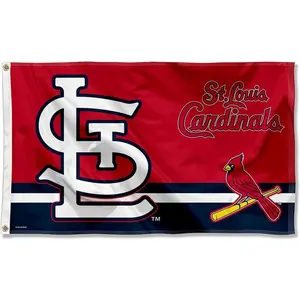 WinCraft St. Louis Cardinals Logo Insignia 3x5 Foot Grommet Banner Flag