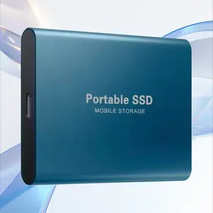 Portable External Solid State Storage Drive Large 2TB Capacity Fast Data Transfer Pocket Sized Space Expansion Disk