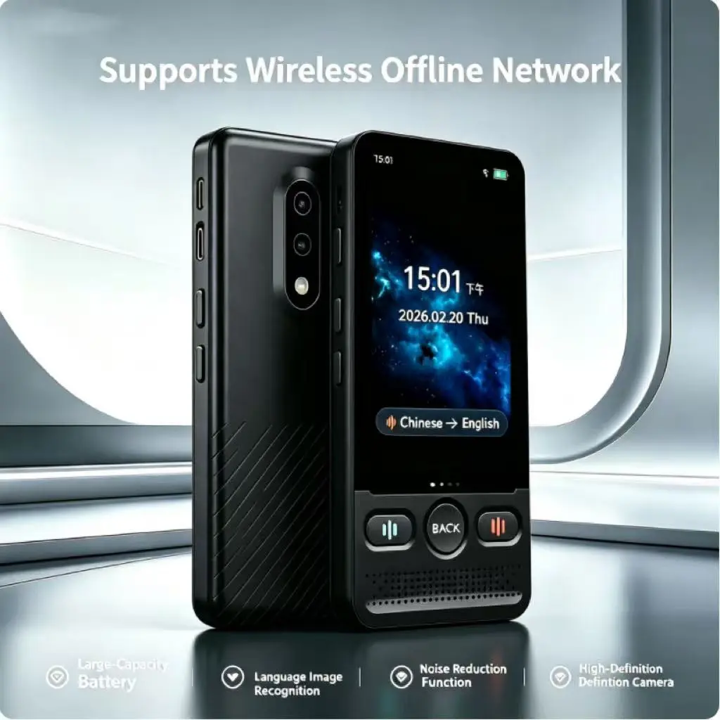Ai Language Translation Device, Supports 139 Languages, Real-Time Voice Translation, Offline Translation, Photo Translation, Ideal for Travel and Business