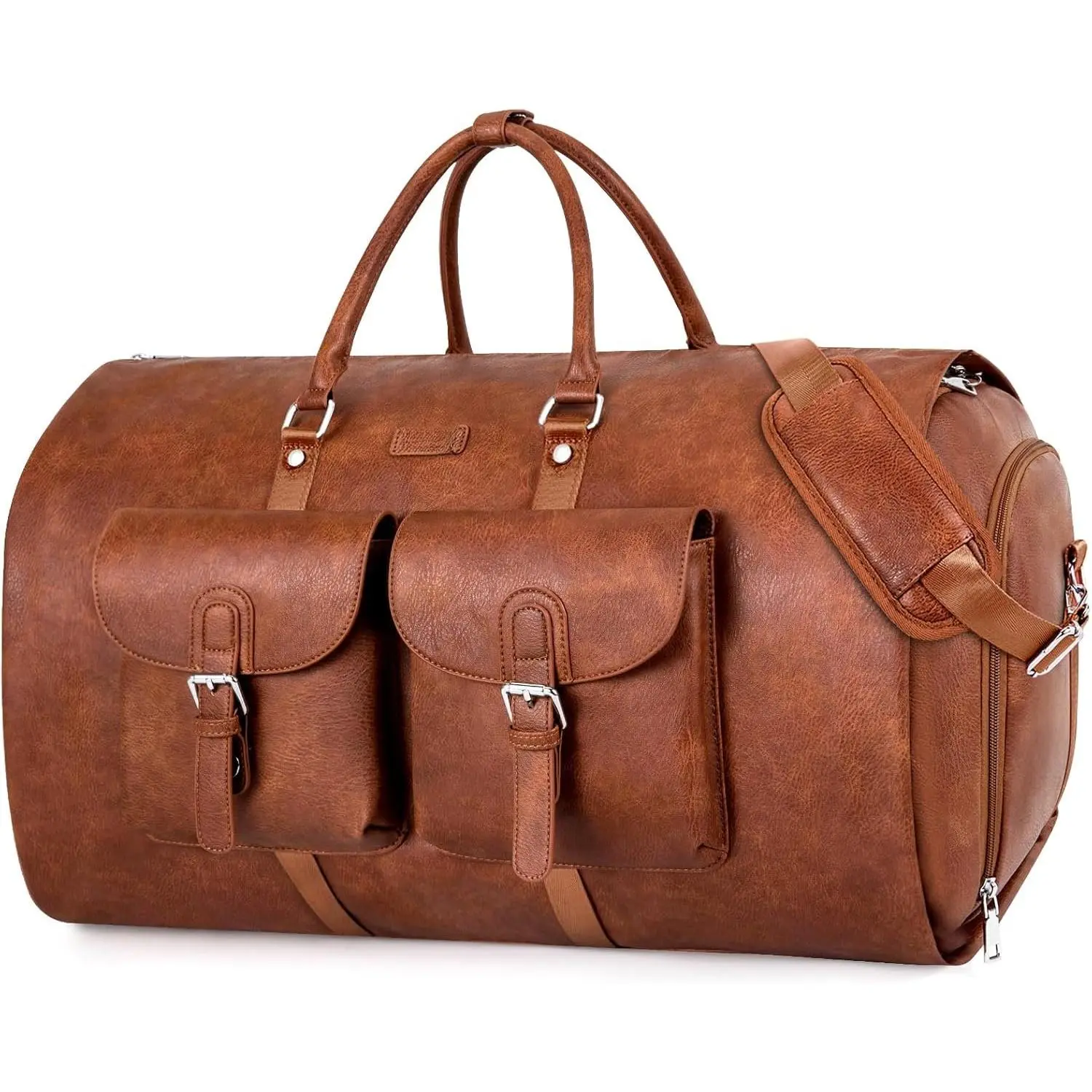 Garment Bag for Travel, Convertible Carry  Garment Duffel Bag for Men 3 count Weekender Bag 2 in 1  Suitcase Suit Bag