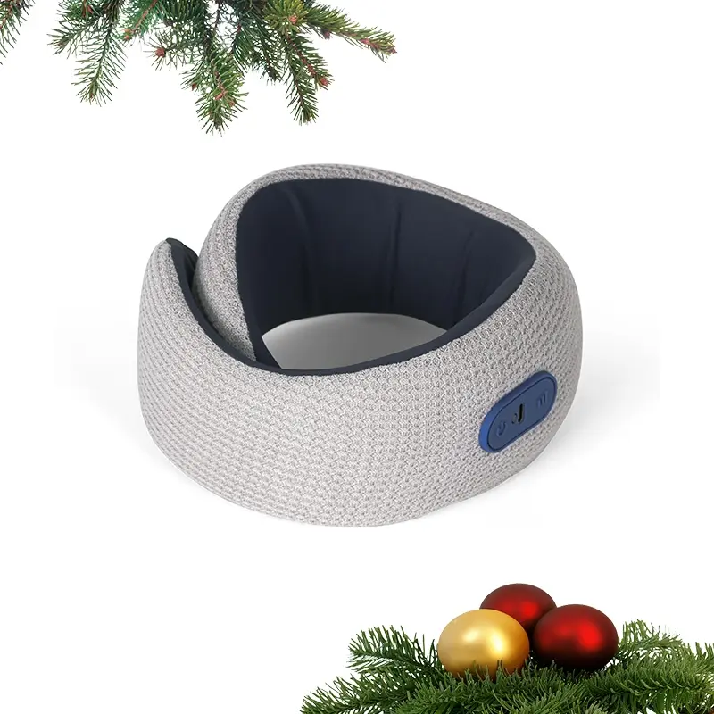 New multifunctional U-shaped neck massage pillow rechargeable memory cotton travel car portable massage pillow for home use, suitable for holiday gift giving