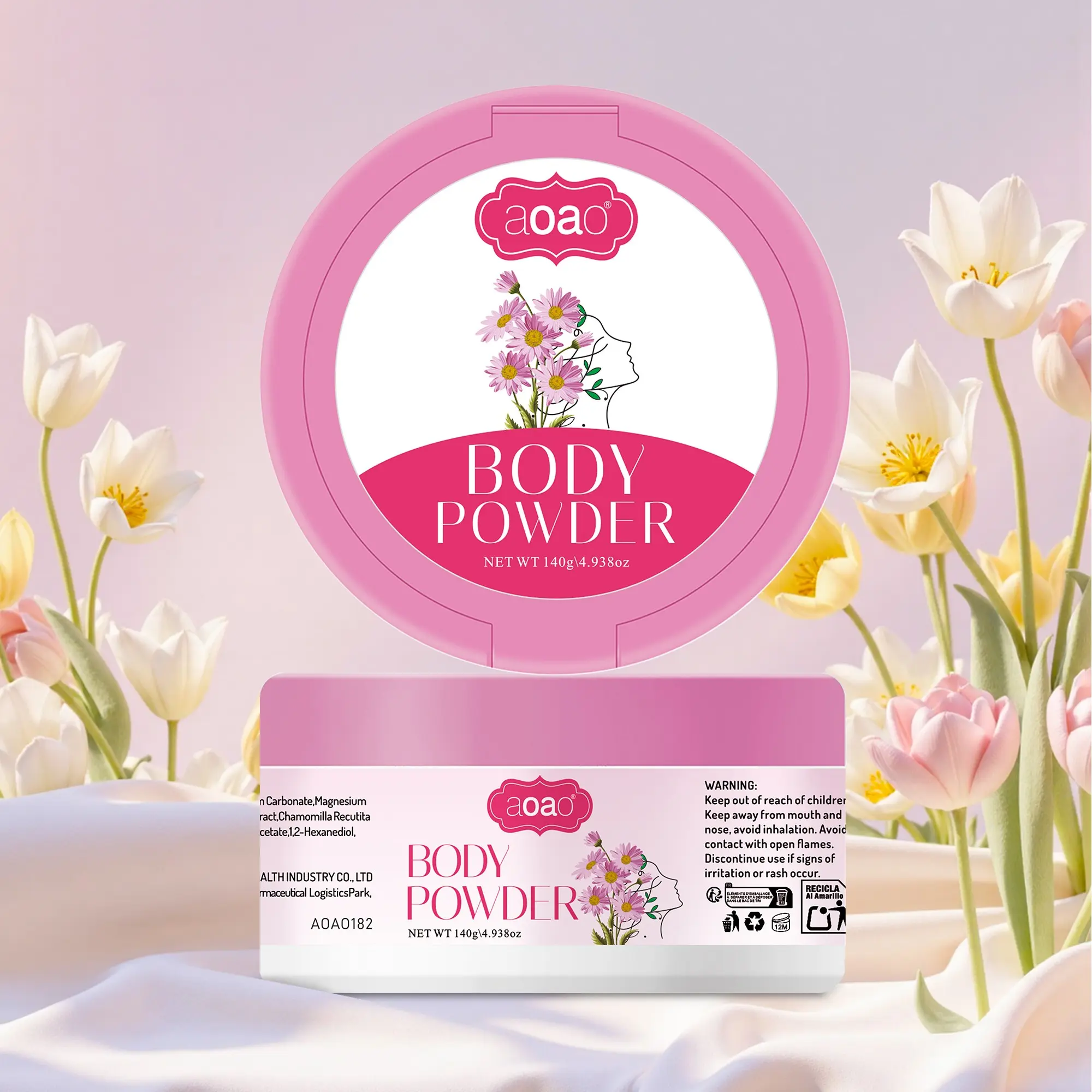 Women's Deodorant Body Powder, Sweat Odor Control, Sweat Freshening and Odor Eliminating Cornstarch, Single Item, 12 Months Shelf Life, Non-Flammable