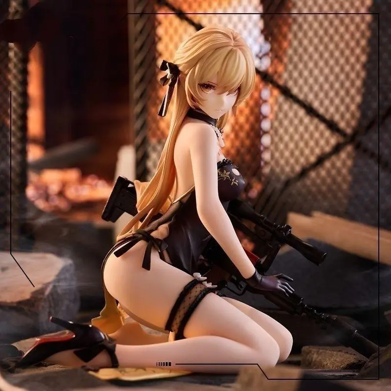 4.72-Inch Rain Heart Figurine, Collectible Pvc Figure, Girl Frontline Anime Model, Desktop Car Ornament, Gift Collection, Secondary Dimensional Beauty