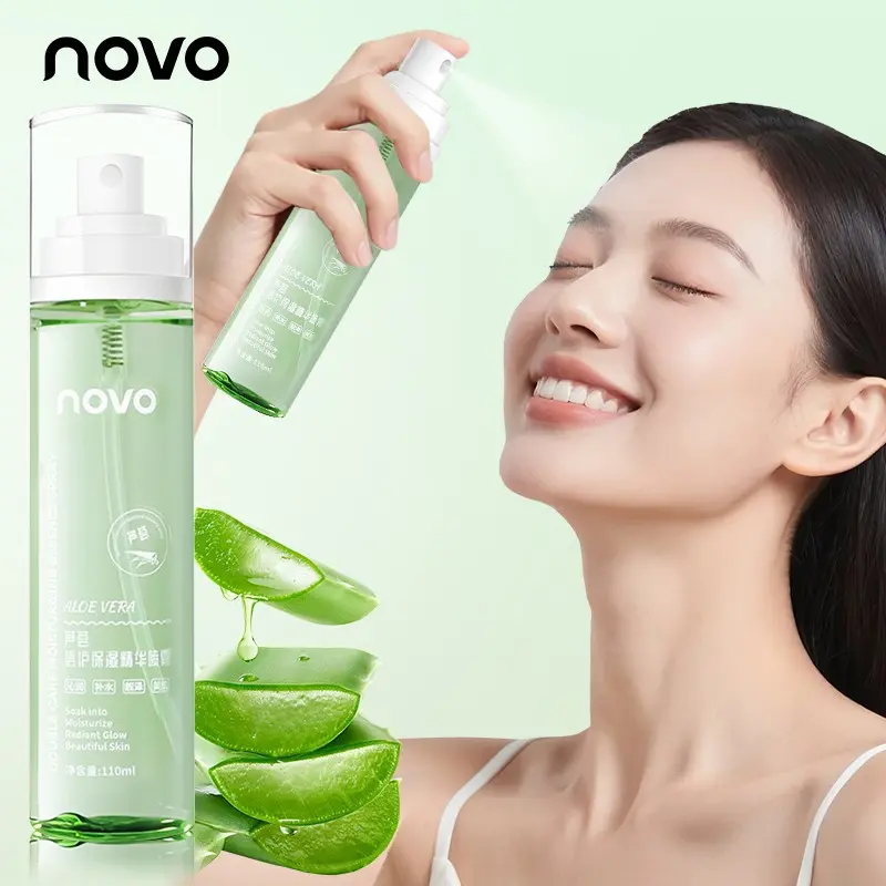 Aloe Vera Hydrating Mist, Face Mist, Facial Serum Spray, Moisturizing With Hyaluronic Acid, Niacinamide & Plant Squalane, Gentle&Non-Irritating, Ultra-Fine Spray Nozzle For Even Application, Hydration Toner, Pre-Makeup, Everyday Skin Care Essential