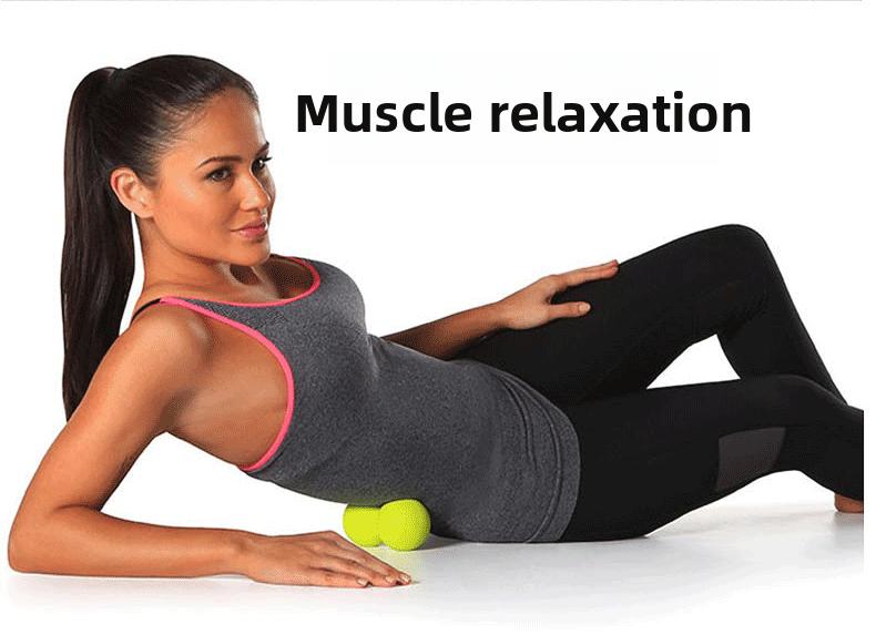 Silicone massage ball, single ball, fascia ball, yoga ball, fitness ball, acupoint relaxation ball for hands, feet, and back, meridian ball