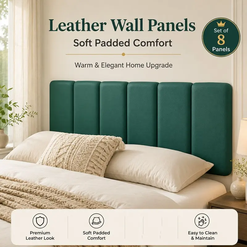 8pcs 3D Self-Adhesive Wall Stickers, 12mm Thick, No Drilling, Easy Installation, Reusable, Ideal for Bedroom/living Room Decor