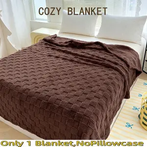 Ultra Soft Plush Blanket, Skin-Friendly Comfort Cover, King/queen Size, Multiple Colors, Ideal for Sofa Bed, Bedroom Living Room, All Seasons