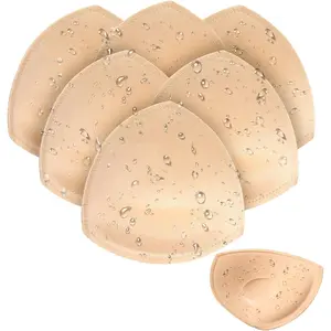 3 Pairs Waterproof Swimsuit Bra Pads Inserts, Bathing Suit Inserts, Sewn Padded Push up Inserts for Bikini SportsGift.