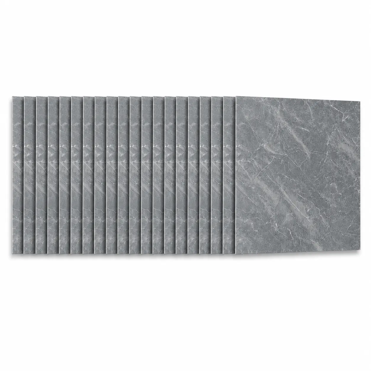 ARCH Self-Stick Vinyl Tiles, 24x24 in Peel-and-Stick PVC Box Pack (20-Pack, 80 Sq Ft Coverage), Grey Marble Pattern, Water-Resistant Durable for DIY Users, Ideal for Living Room, Kitchen