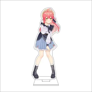 16CM Anime Hololive Cosplay Acrylic Figure Stand Plate Hoshimachi Suisei Natsuiro Matsuri Robocosan Akai Haato Ornaments Gifts