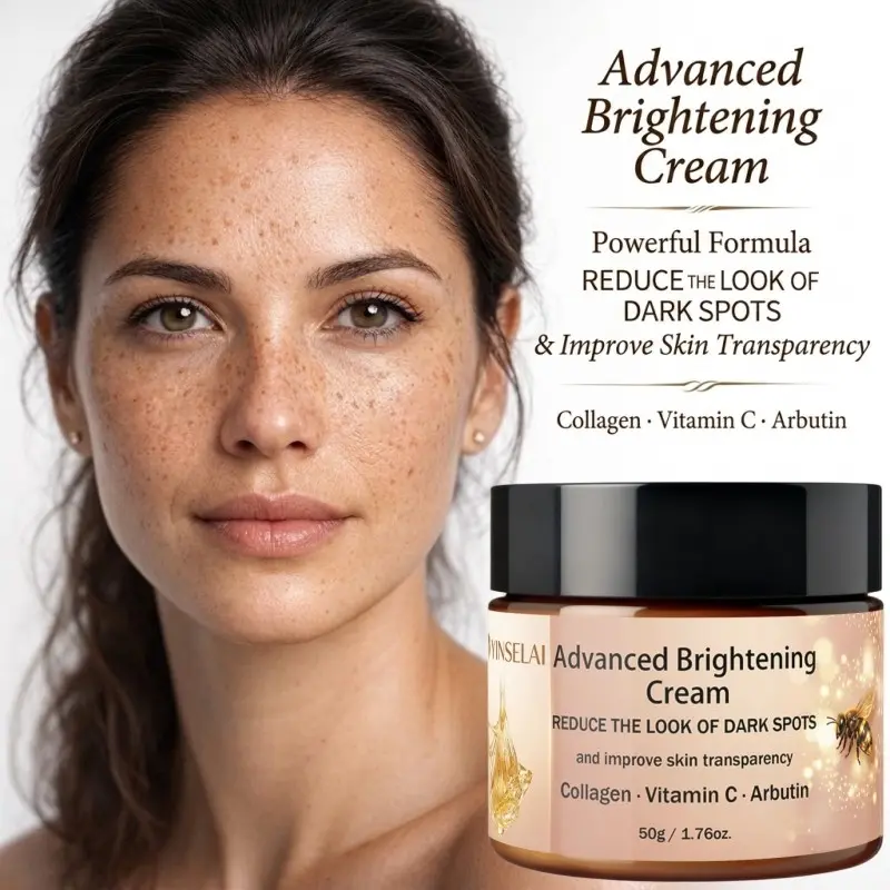 Brightening & Hydrating Cream with Alpha-Arbutin and Niacinamide. Helps even skin tone, boost radiance, and provide deep hydration. Enriched with Vitamin C and Honey Extract. Lightweight, refreshing formula for daily skincare.