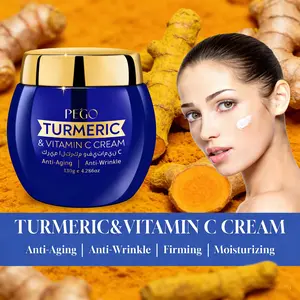 130g Turmeric Vitamin C Multi-Effect Face Cream, Contains Retinol, Niacinamide, Collagen, Firming Repair, Moisturizing, All Skin Types