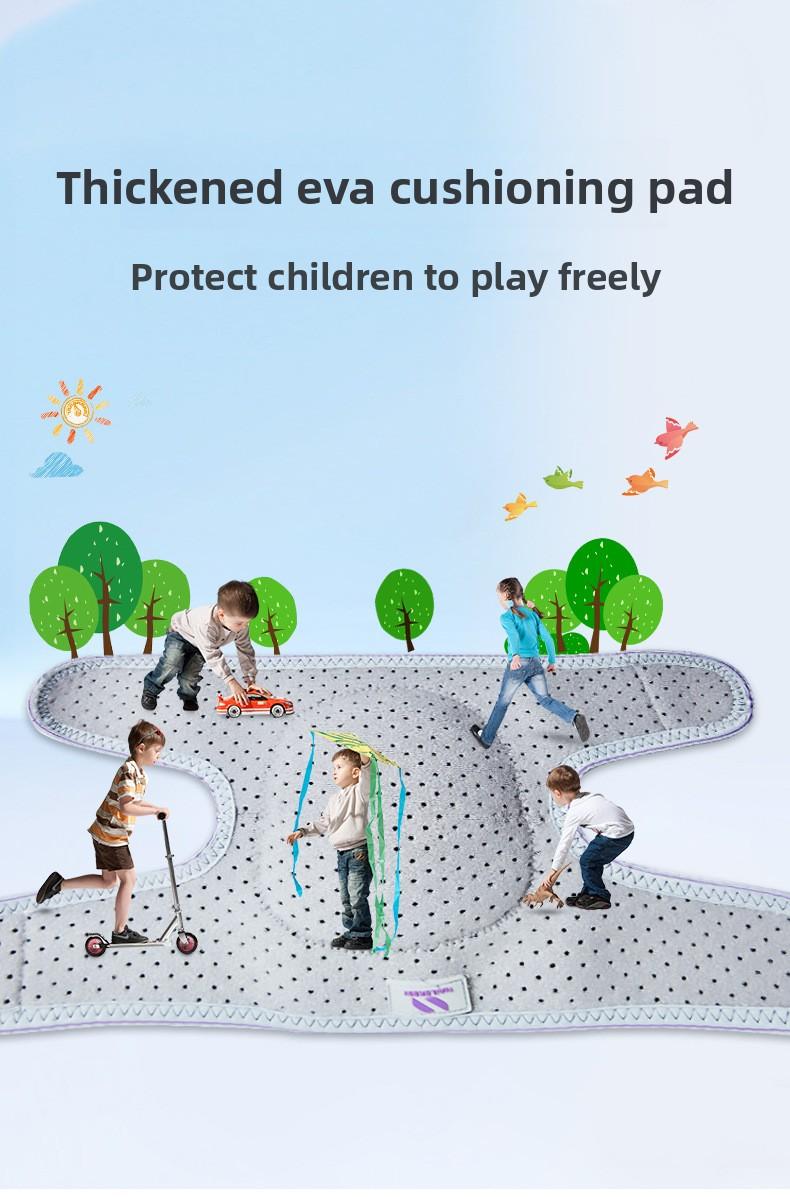 Children's knee and elbow pads, gloves, girls' set, basketball, cycling, dance, roller skating, anti-fall knee pads, breathable, boys' set