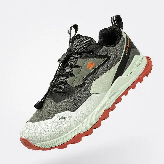 HOBIBEAR Men's Wide Toe Walking Shoes Zero Drop Non Slip Wear Resistant Sneakers