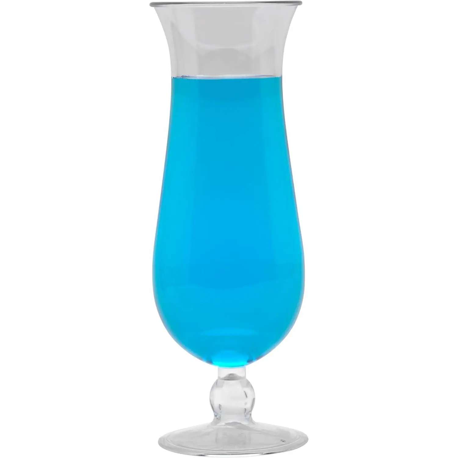 GET HUR-20-CL-EC Cheers - Break-Resistant Plastic Hurricane Glasses, 20 Ounce, 4 Pack, Clear | Dishwasher safe, BPA-free, Shatterproof, Indoor / Outdoor, Great for Water, Juice, Soft Drinks and Cocktails