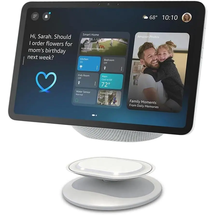 Adjustable Stand Compatible with Show 8 & Show 11, Swivel and Tilt to Improve Viewing Angle, Base Mount Accessories for Smart Display Models, White