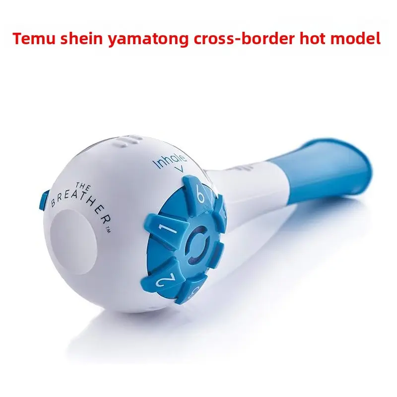 Adjustable lung exerciser breathing trainer for vital capacity resistance training
