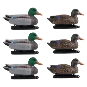 【DealsForYouDays】VEVOR Duck Decoys, Realistic Floating Duck Decoys, Weight Forward Swim, Plastic Duck Hunting Decoy Outdoor for Hunting, for Pool, Pond, and Lake, Garden Yard Decoration, Easy to Carry and Use, 6-Pack