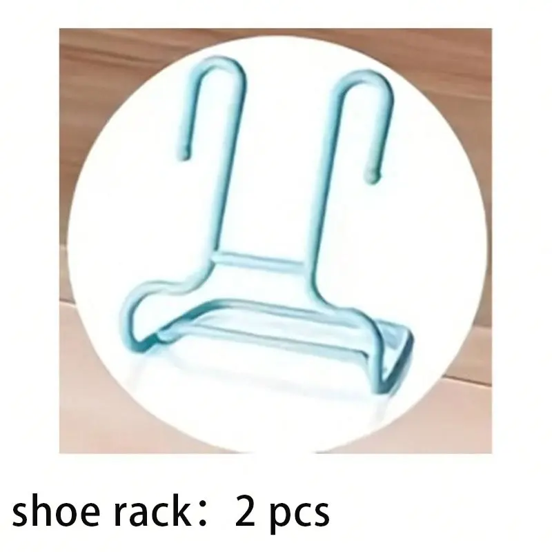 Vertical Shoe Rack, Space-Saving Hanging Shoe Drying Rack, Adjustable Multi-Functional Shoe Storage for Balcony and Laundry Room