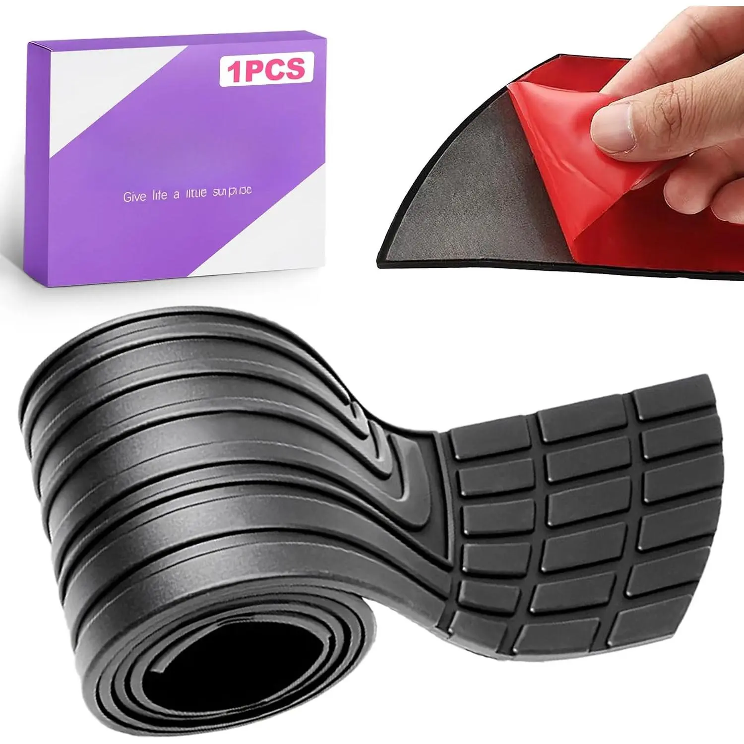 Rubber Anti-Scratch   SUV  Rear Bumper Protector Guard Bumper Guards for  (41 x 3.1Inch)