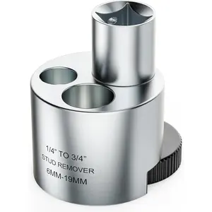 Stud Extractor Tool Fit 1/4" to 3/4" (6 to 19mm), Bolt Extractor Tool for Broken Damaged, Stud Remover or Seized Studs