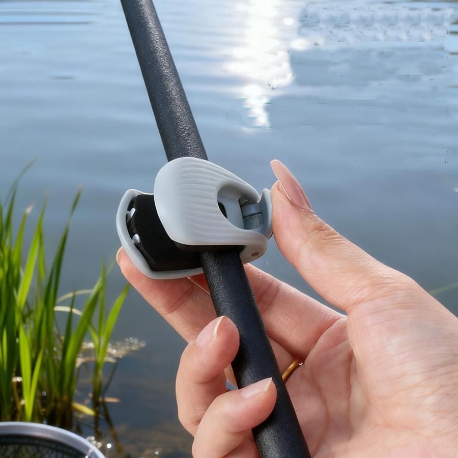 Multifunctional fishing rod holder, convenient fishing rod clamp, protective cover, adjustable fixing clamp, universal fishing gear organizer