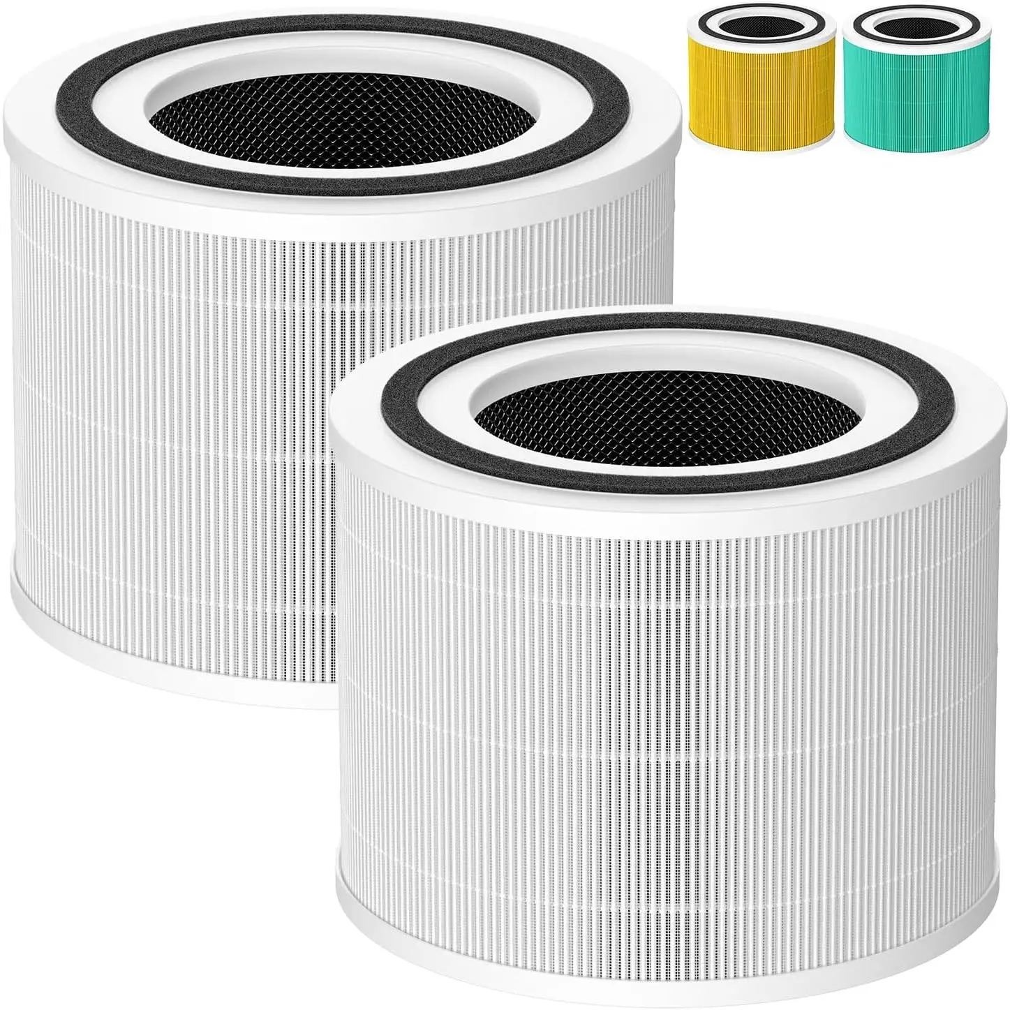 2 Pack 240 Replacement Filter Compatible with Puro 240 Air Purifier |   3-in-1 Filter Replacement with Activated Carbon Layer