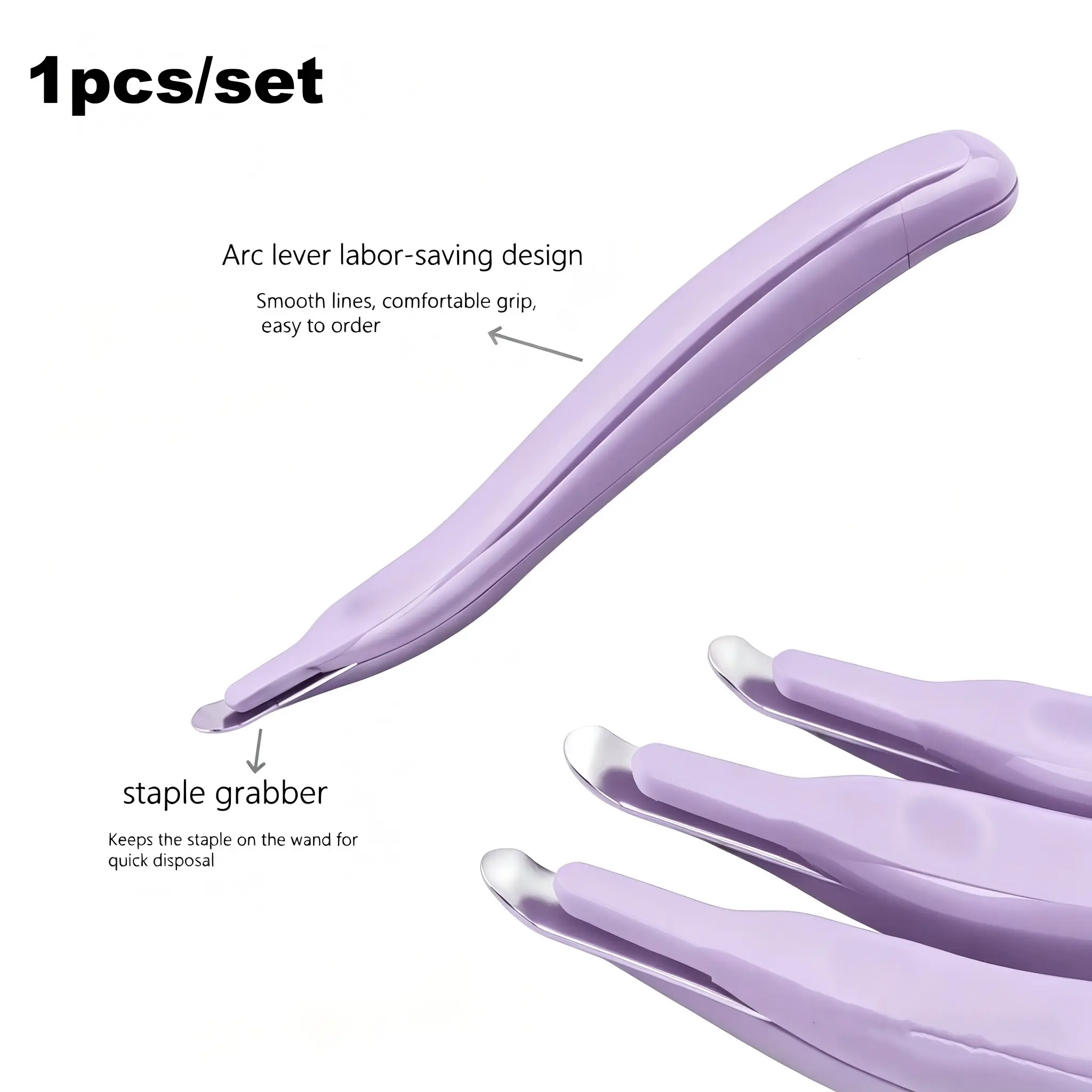 Magnetic Staple Remover,Finds Back to School，Portable Mini Staple Puller, Multifunctional Staple Remover Tool Office Stationery Supplies for School, Office and Home, Office Work Accessories