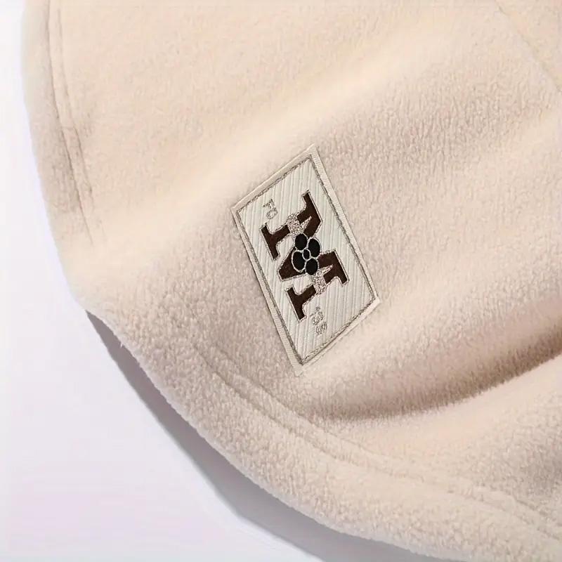 One-piece flannel warm mask hat for cycling - view 6