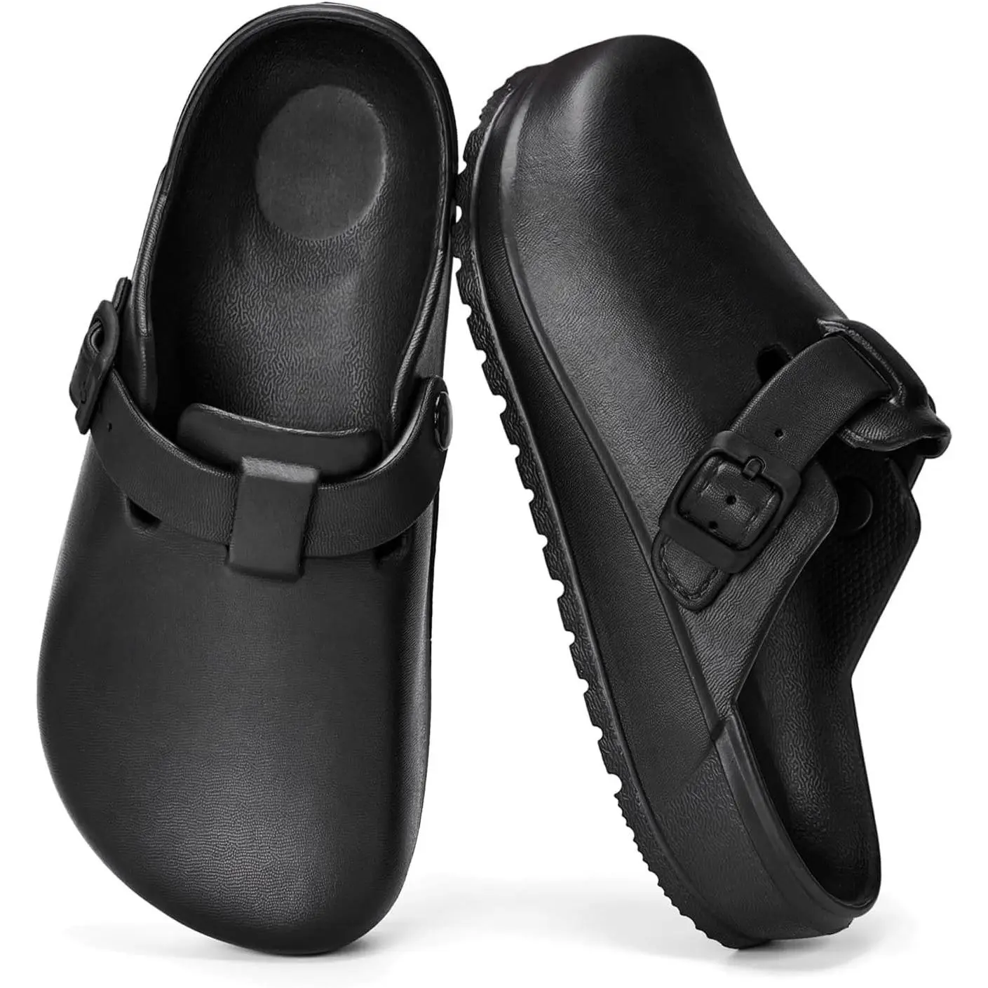 Arch Support Slip Resistant Work Clogs for Chef & Nurse | Cushioned Comfortable Closed Toe Orthopedic Slip-On Slide SandalsGift