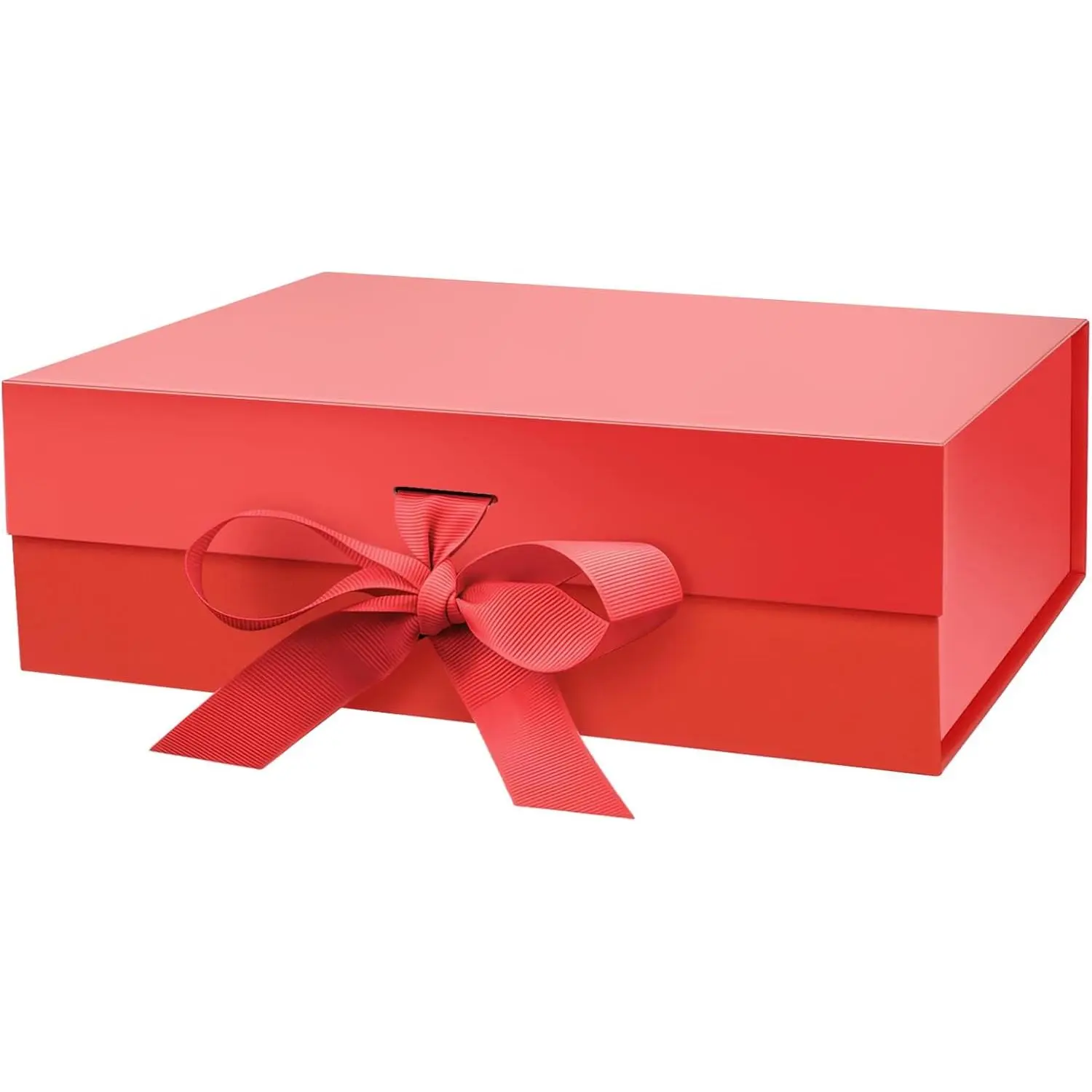 Red  Box for Presents 10.2×7.5×3.1''  Boxes with   Closure Groomsman Bridesmaid Proposal Box for Wedding Birthday Valentine Bridal Showers  Packaging
