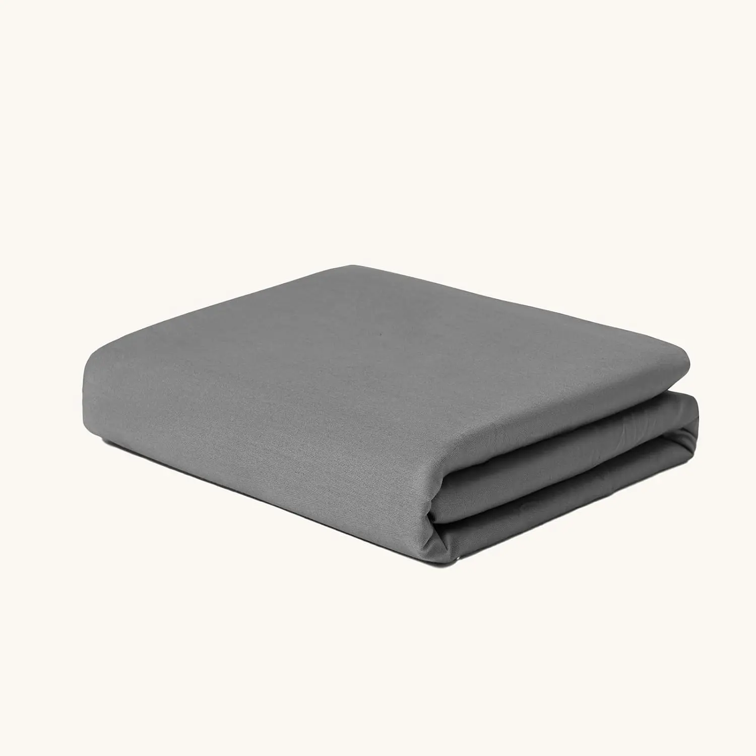Weighted Blanket Cover   (48"x72", Dark Grey,  Size, Side Zipper) Washable Cover for Weighted Blanket, Removable Weighted Blanket Cover with 8 Ties