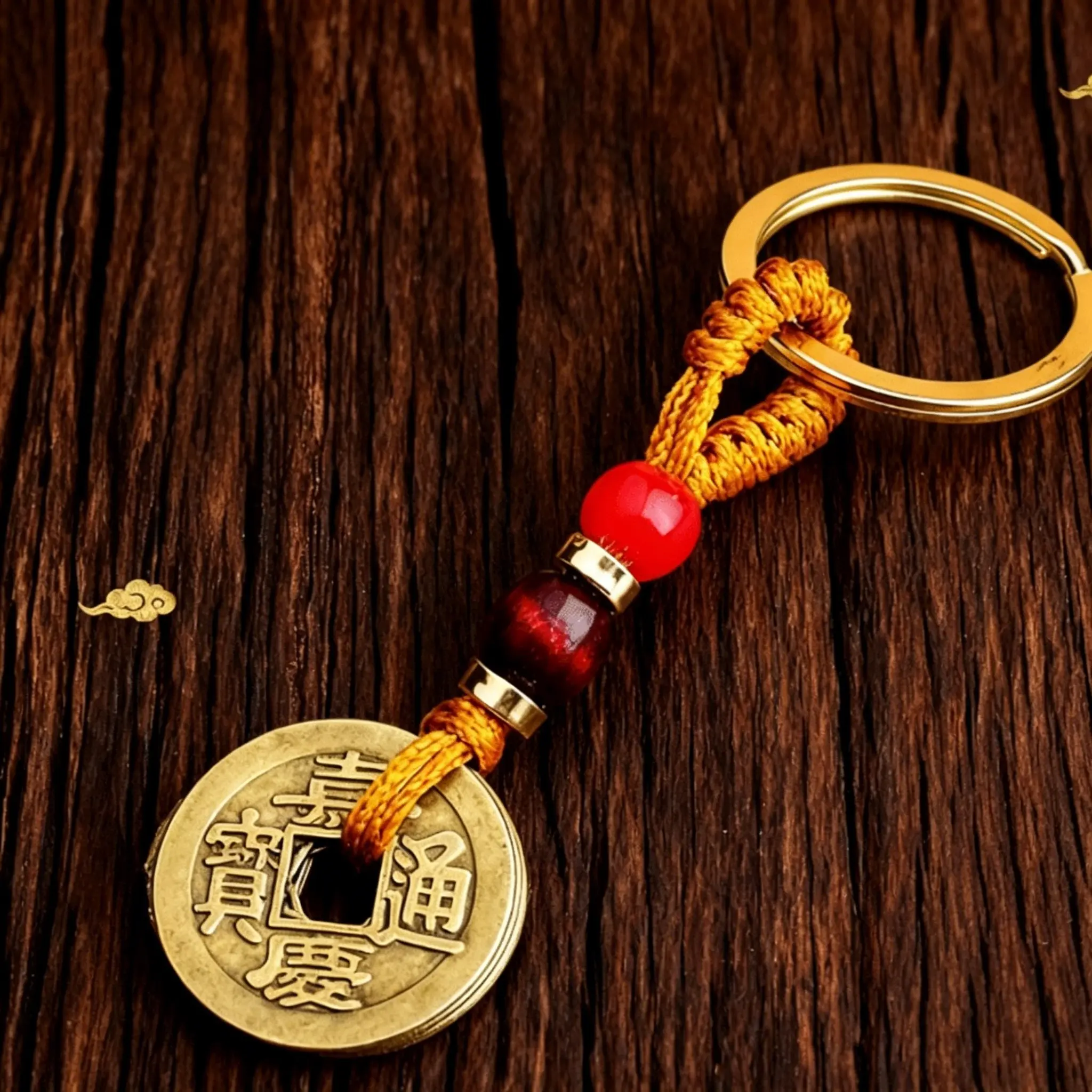 Hand-Knotted Chinese Lucky Cloud Cord Keychain Blanks, Unfinished Braided Rope Key Ring, DIY Car Key Pendant Small Gift Accessories